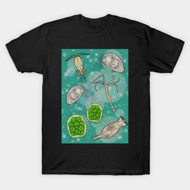 Freshwater Organisms T-Shirt by Artbychb